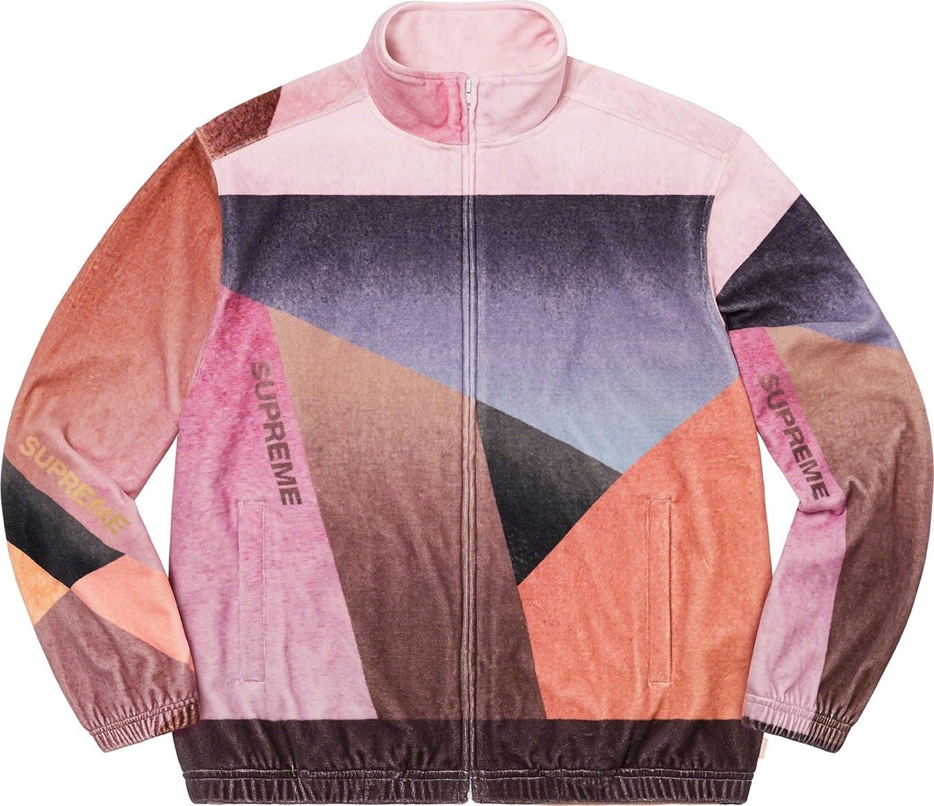 Geo Velour Track Jacket view 8